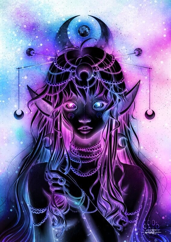 Neon Moon 21x30