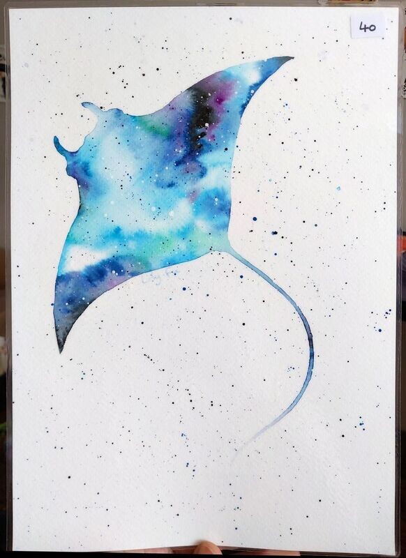 Silhouettes - Blue Stingray