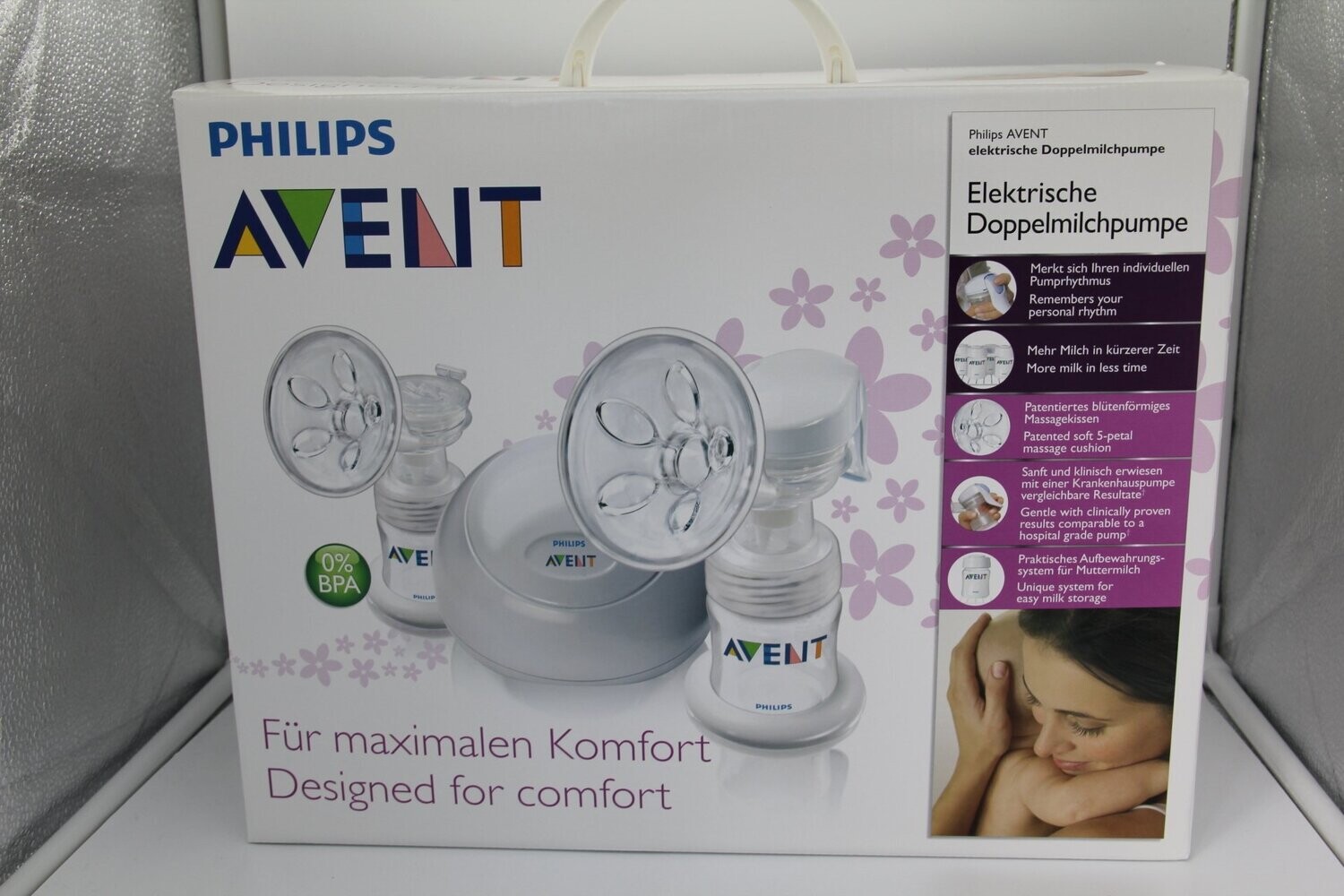 Philips-Avent elektr. Doppelmilchpumpe PP SCF314/02
