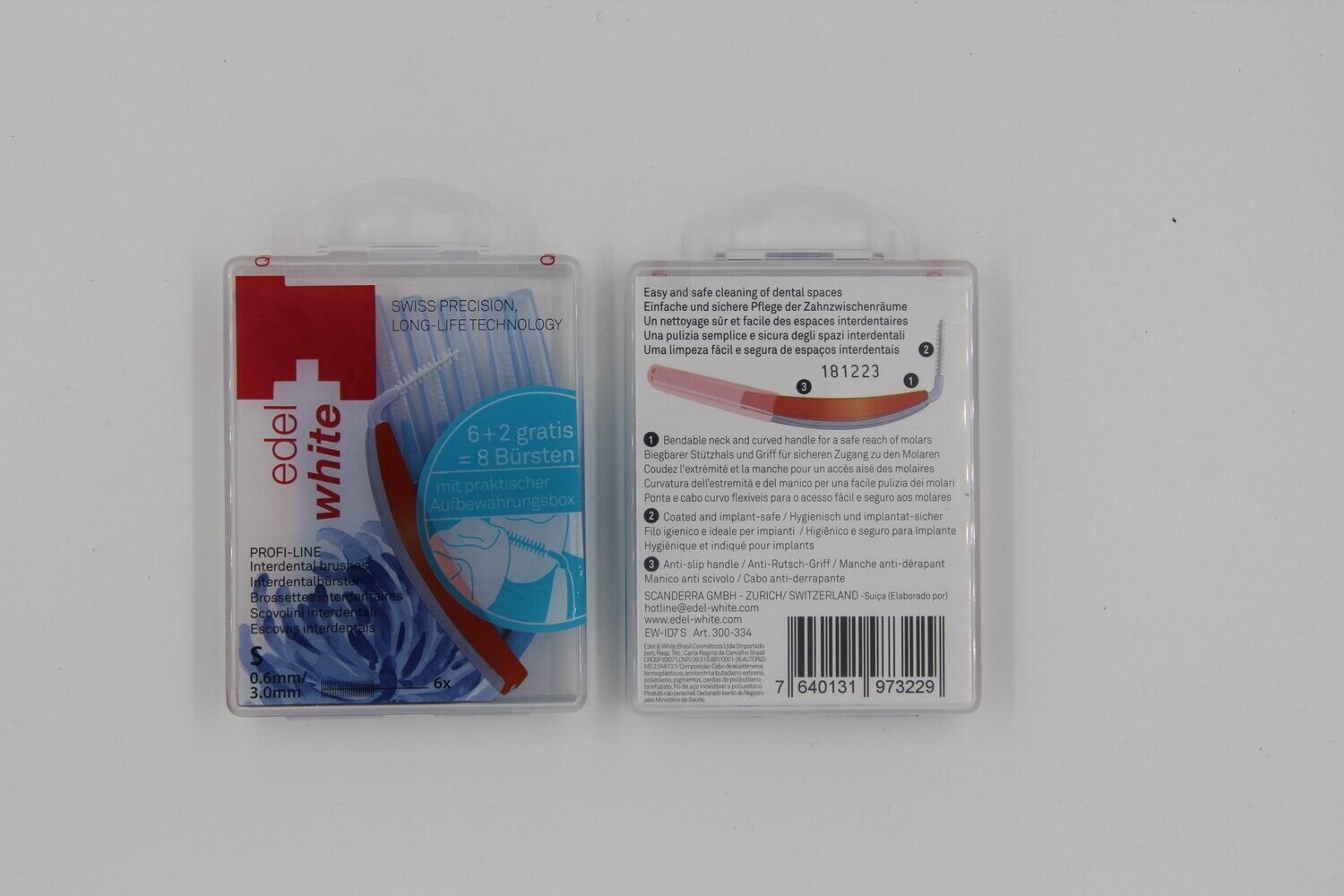 Edel + White Profi-Line ID-Bürsten S blau