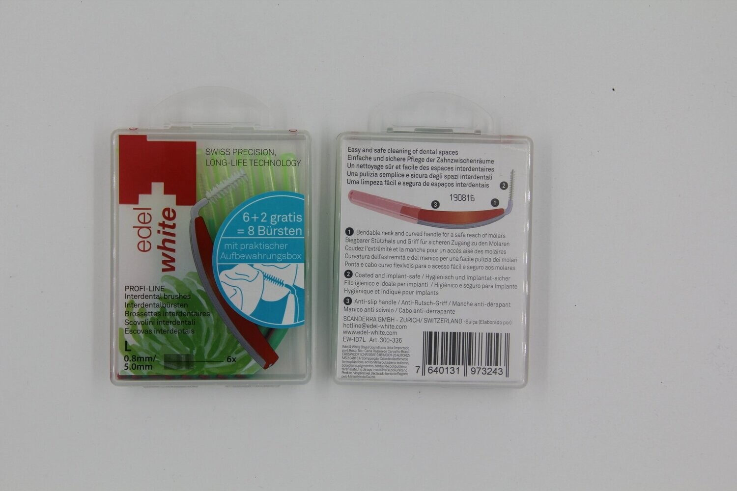 Edel + White Profi-Line ID-Bürsten L grün