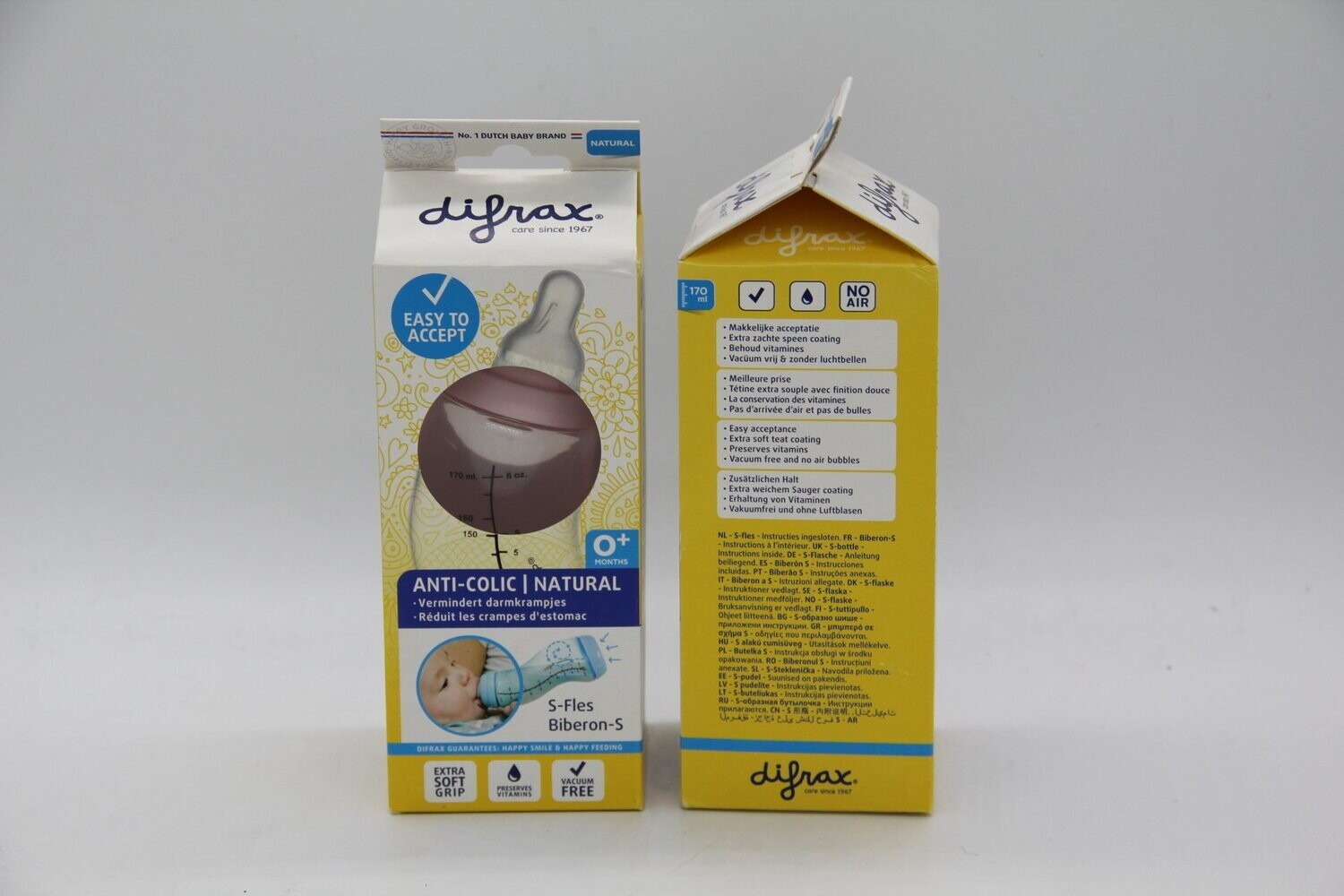 Difrax S-Flasche Natural 170ml