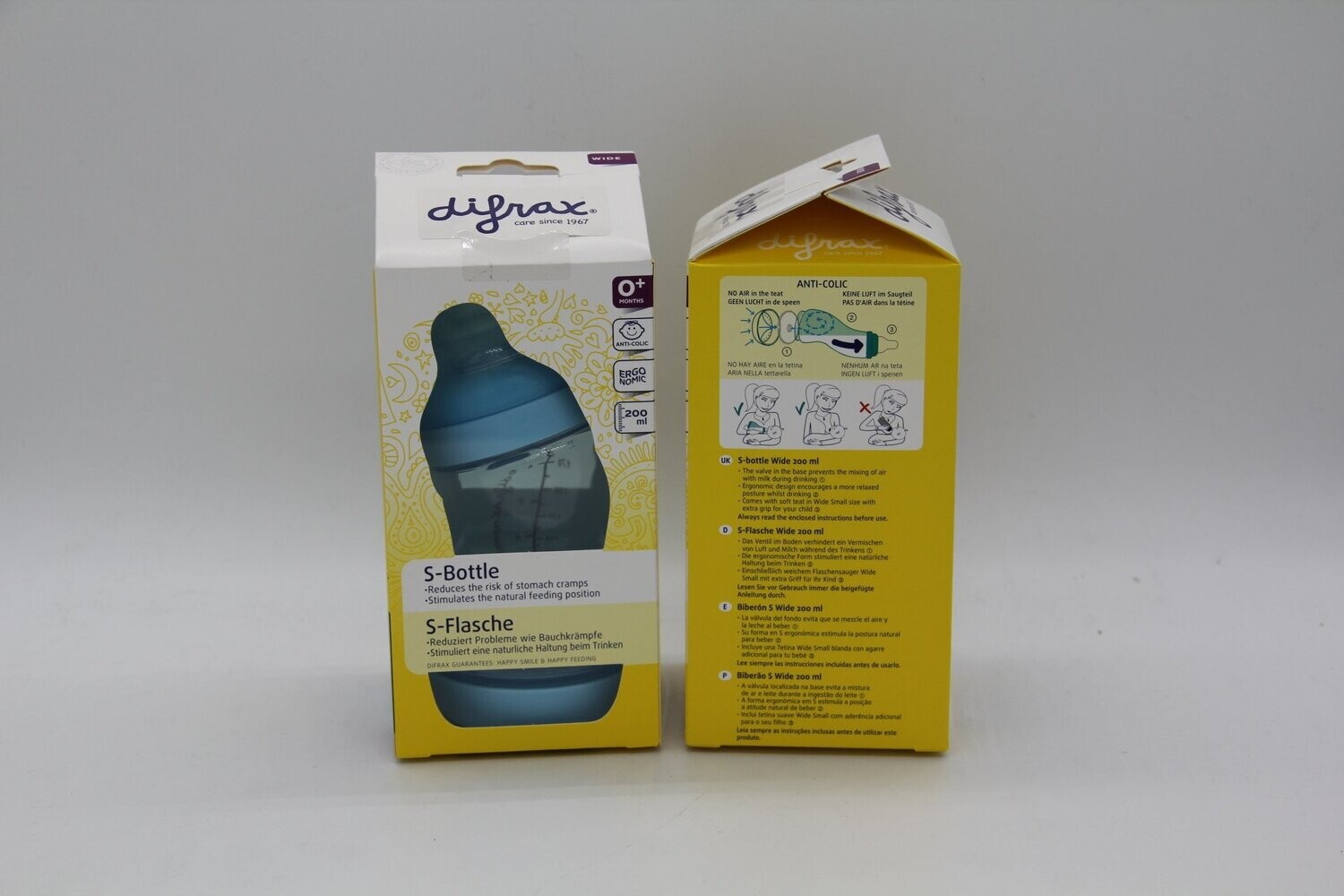 Difrax S-Flasche Wide 200ml Boy