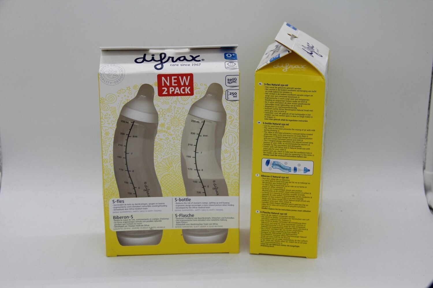 Difrax S-Flasche Natural 2x250ml