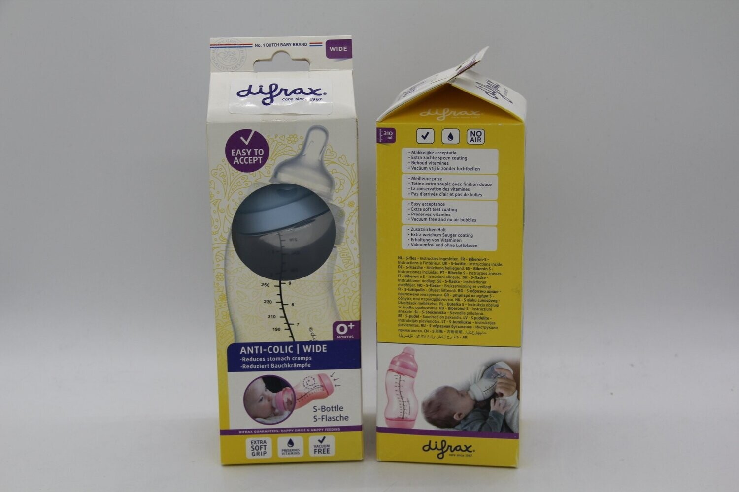 Difrax S-Flasche Wide 310ml Boy