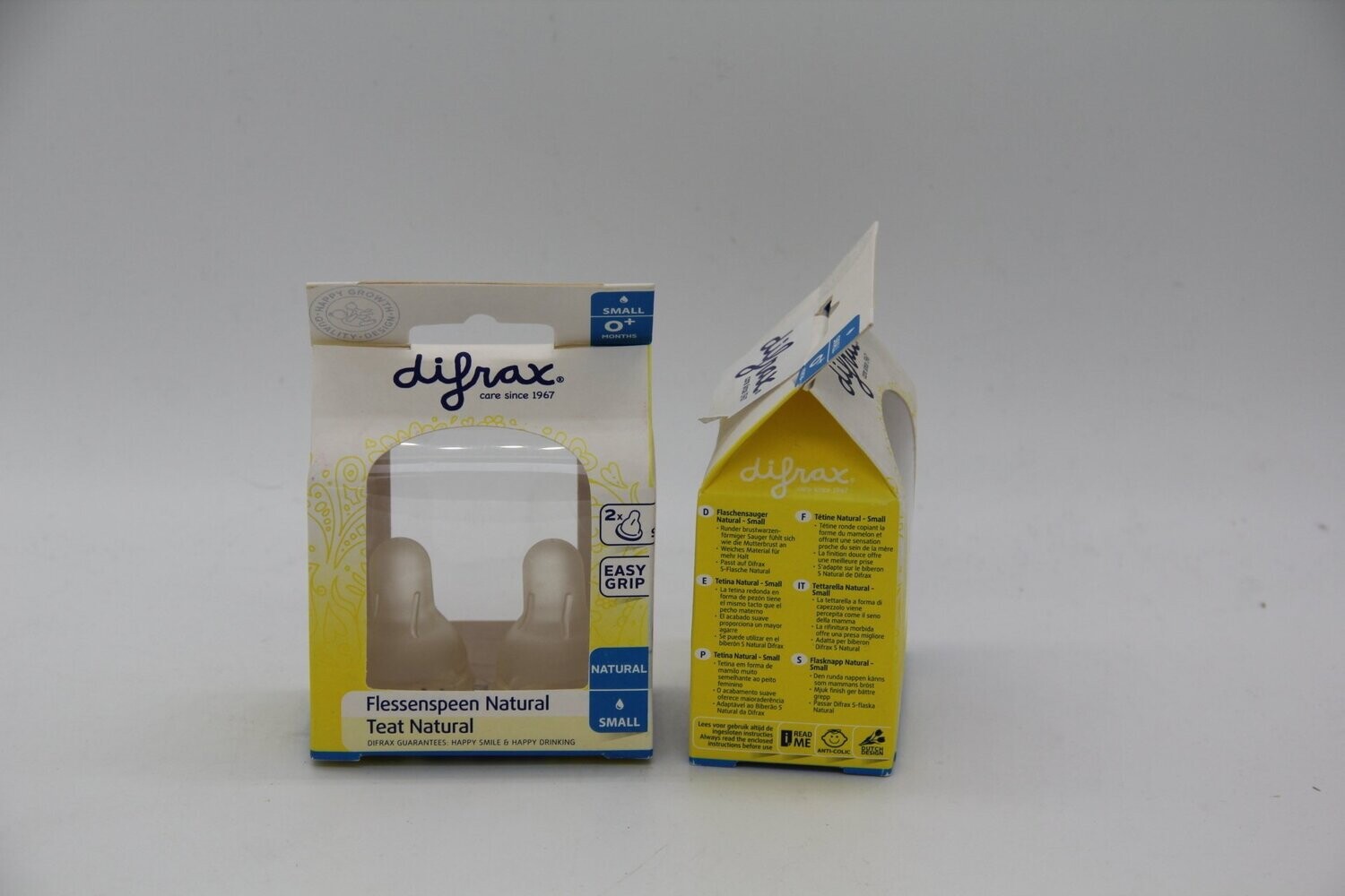 Difrax Flaschensauger Natural Small 2 St.