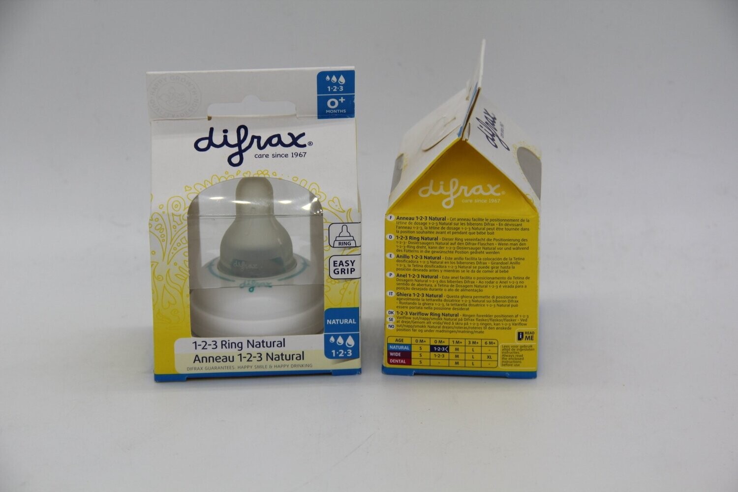 Difrax 1-2-3-Ring f. S-Flasche Natural