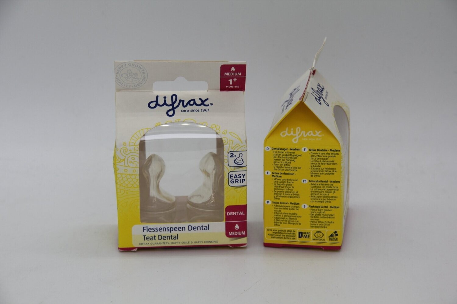 Difrax Flaschensauger Dental Medium 2 St.