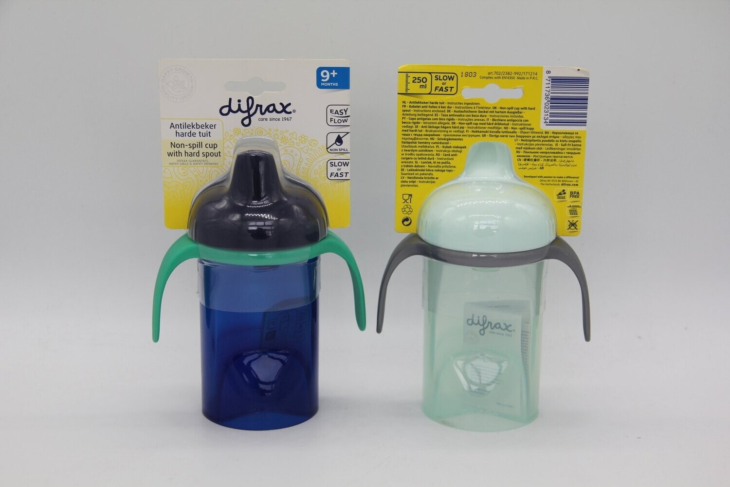 Difrax Becher m. Trinktülle hart 250ml