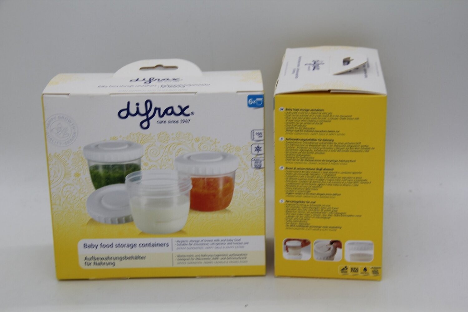 Difrax Behälter f. Muttermilch & Babynahrung