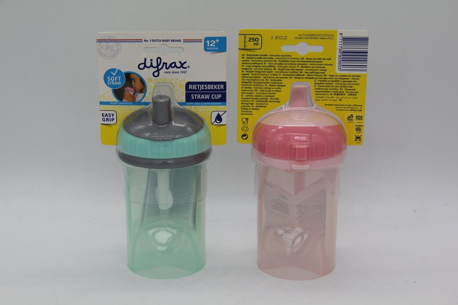 Difrax Trinkhalmbecher 250ml
