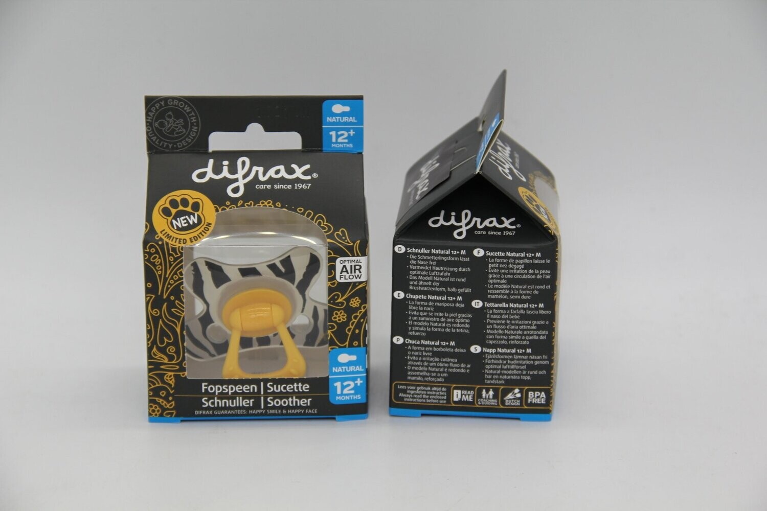 Difrax Schnuller Natural 12M+ Special Edition