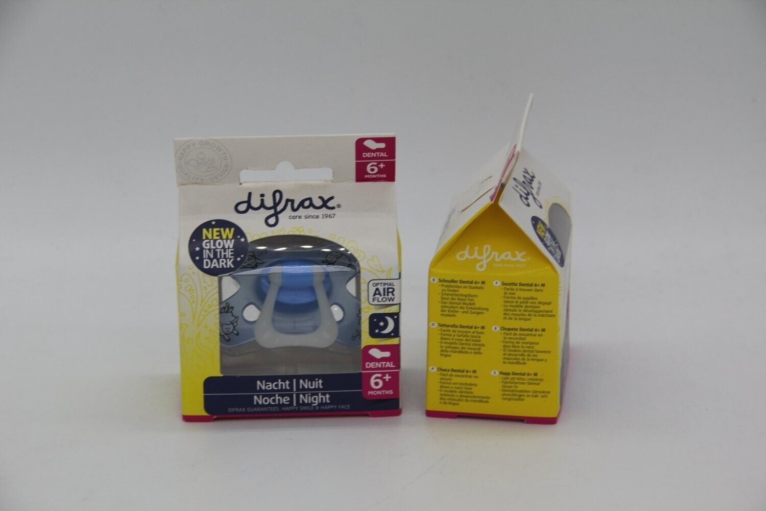 Difrax Schnuller Dental 6M+ Night