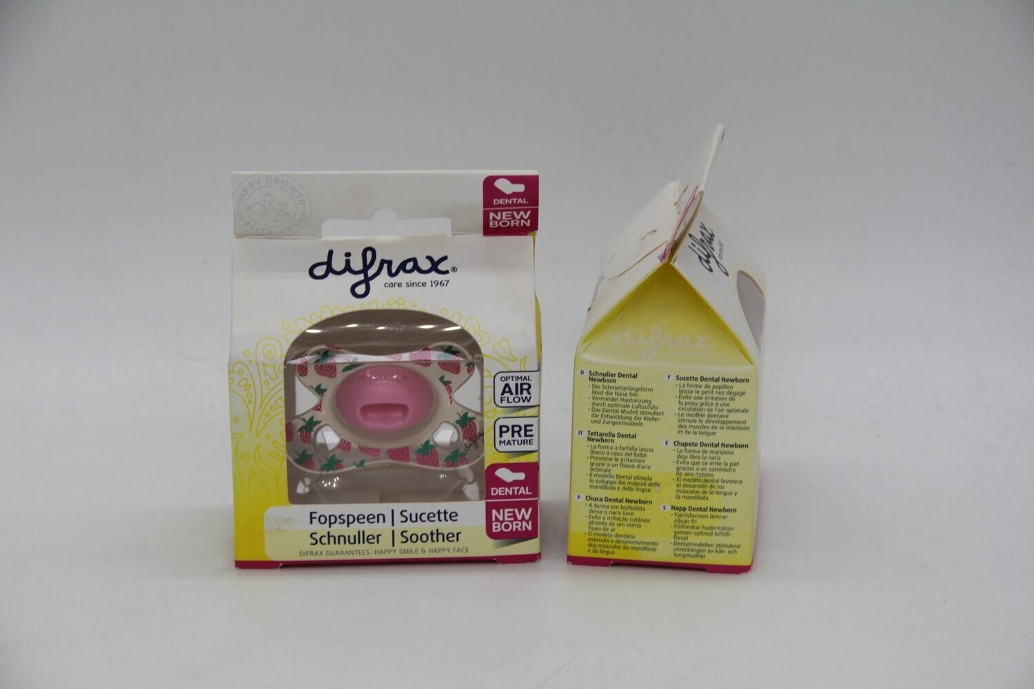 Difrax Schnuller Dental -2/+2M
