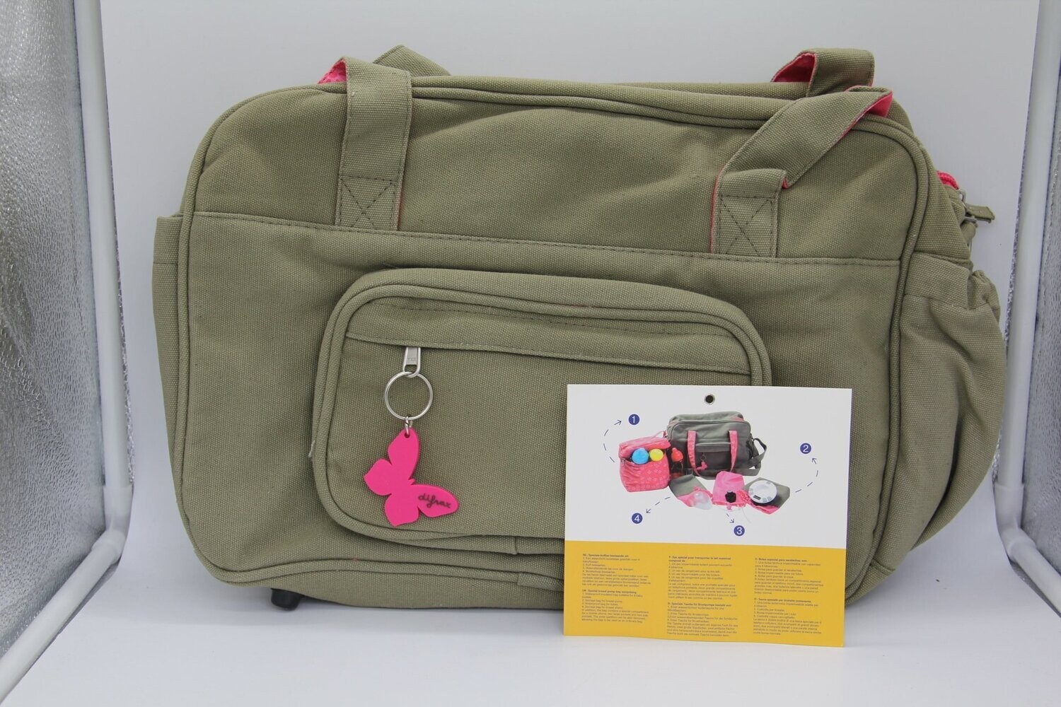 Difrax BtoB Wickeltasche f. Milchpumpe