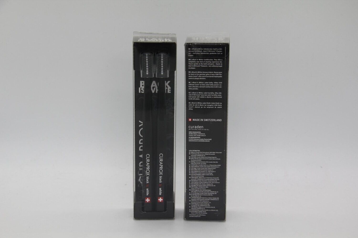 Curaprox Black is White Zahnbürsten Duopack