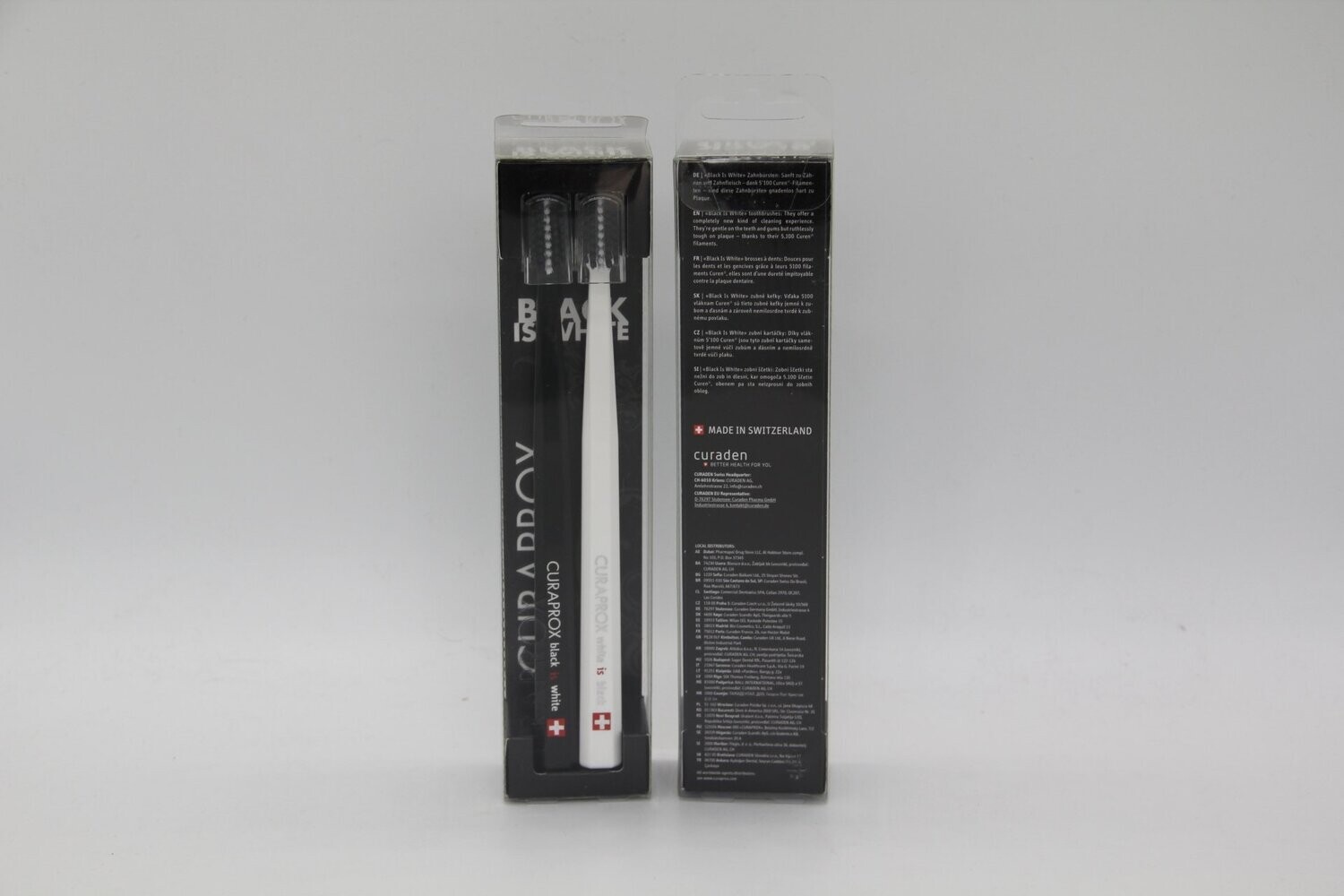 Curaprox Black is White Zahnbürsten Duopack