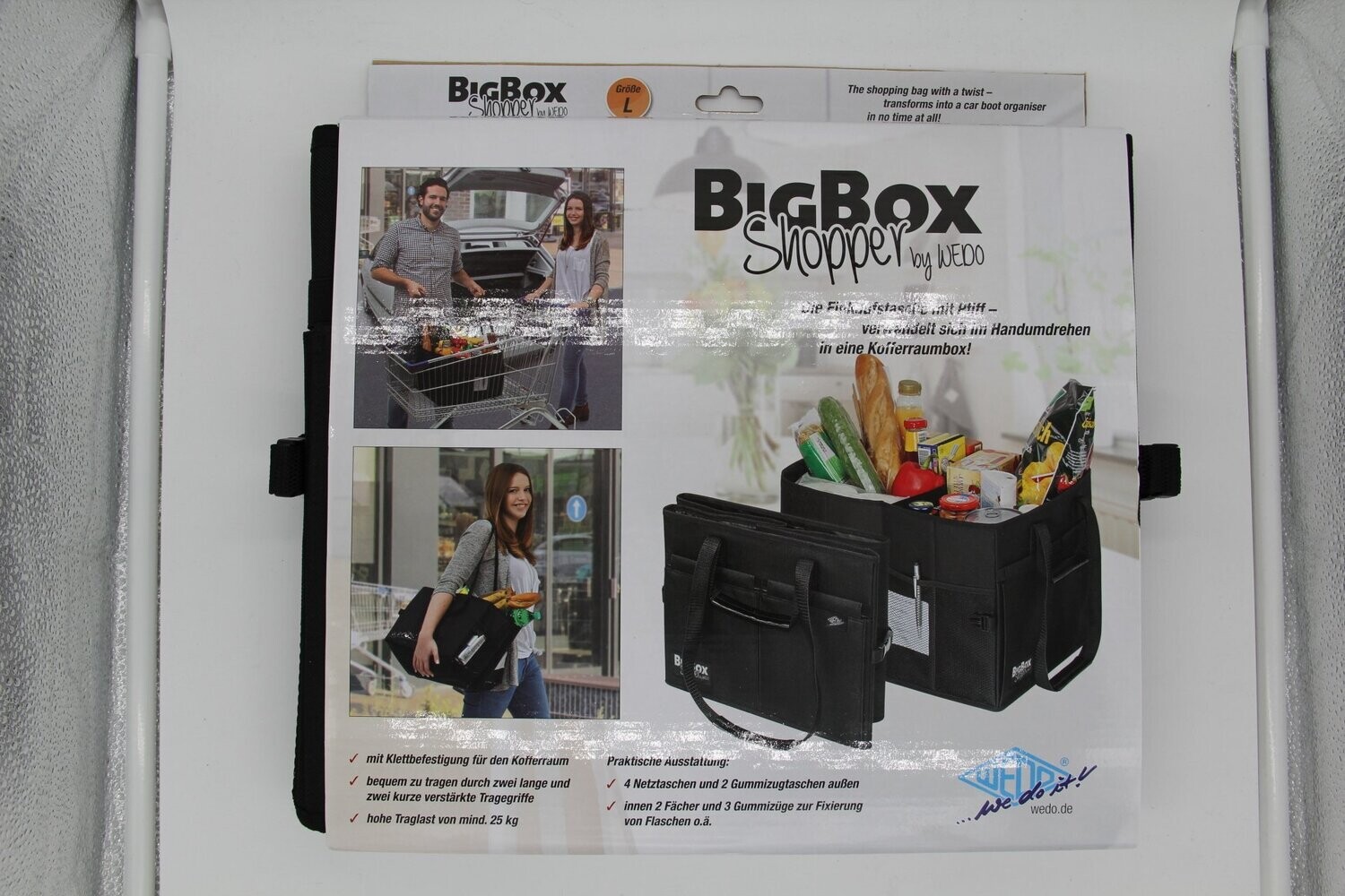 Wedo Kofferraumtasche L, schwarz