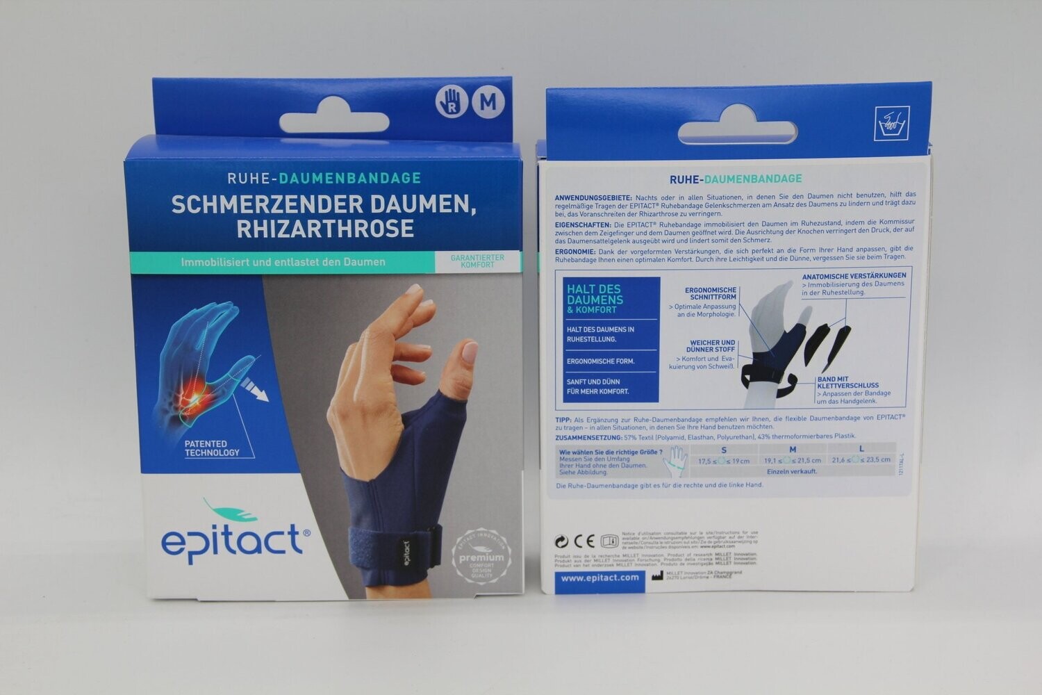 Epitact Ruhebandage Daumen Rechts M