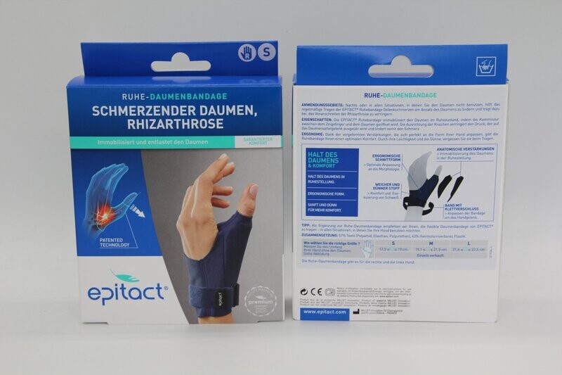 Epitact Ruhebandage Daumen Rechts S Epitact Ruhebandage Daumen Rechts S
