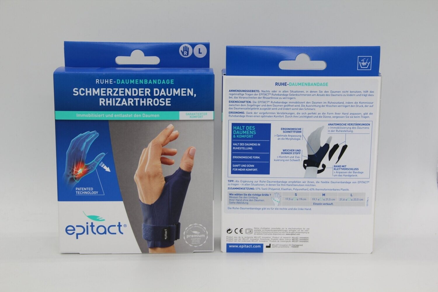 Epitact Ruhebandage Daumen Rechts L