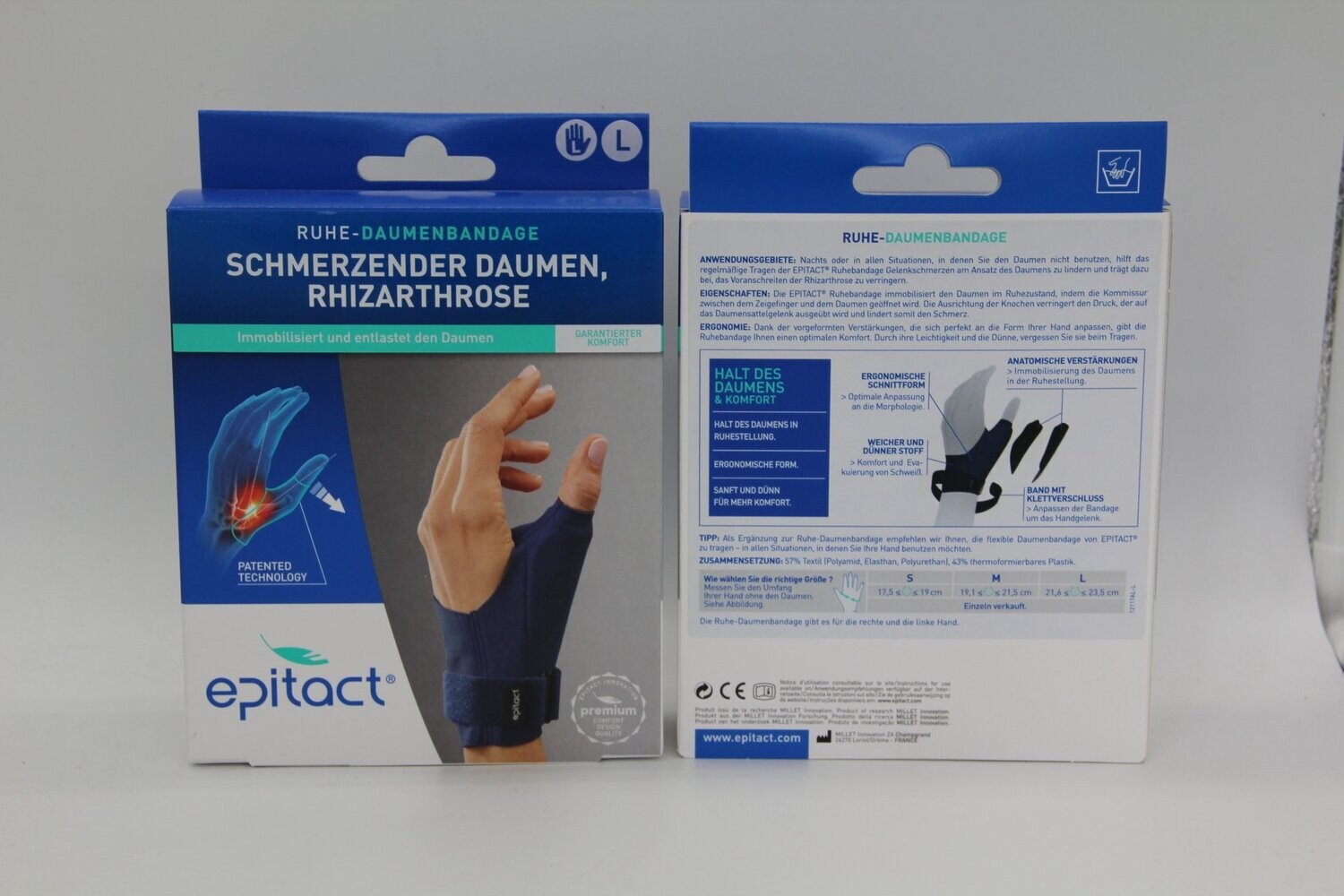Epitact Ruhebandage Daumen Links L
