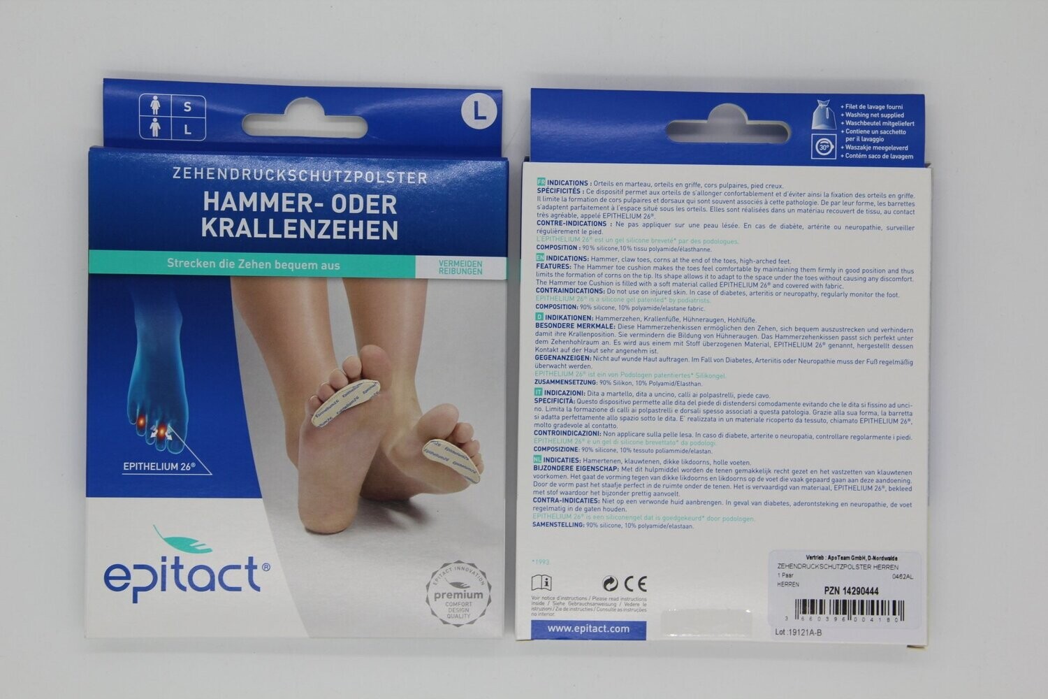 Epitact Zehenschutzpolster Herren
