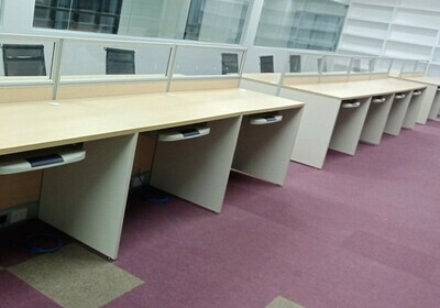 Linear Workstation | Custom-Made Materials