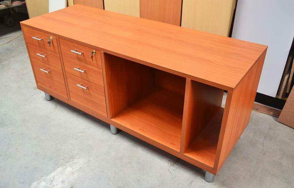 Table Cabinet | Modern Design | Open Shelves &amp; Drawers