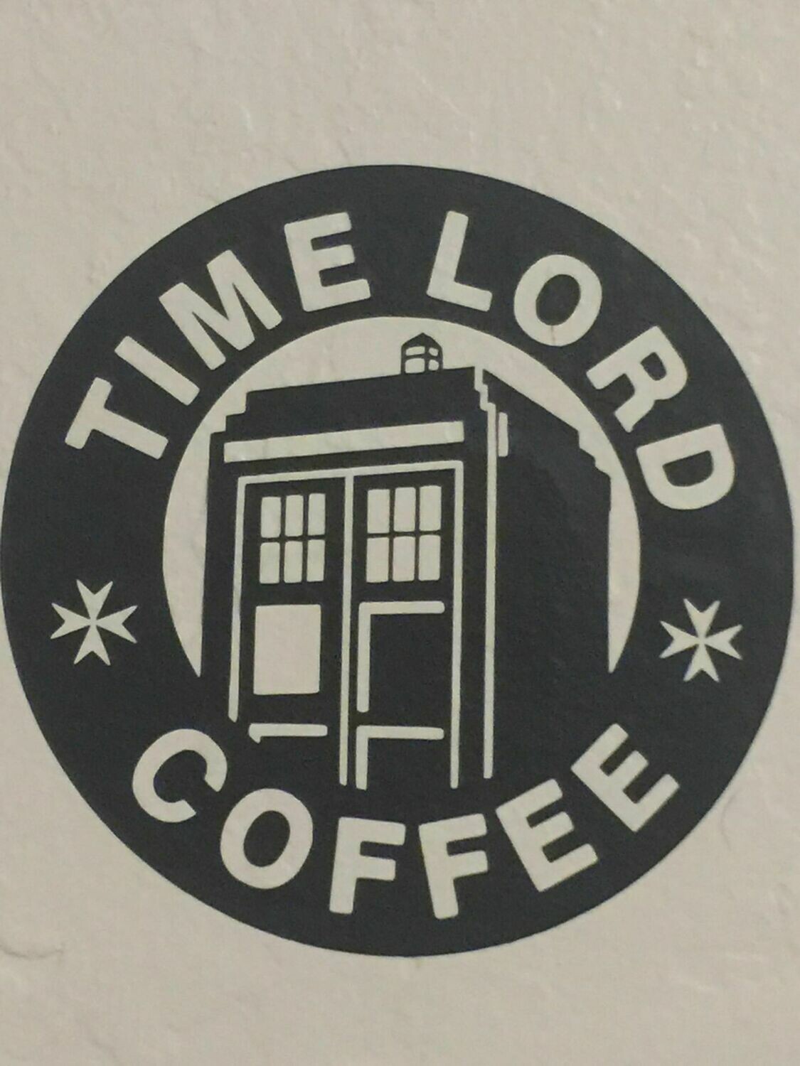 Time Lord Coffee Decal