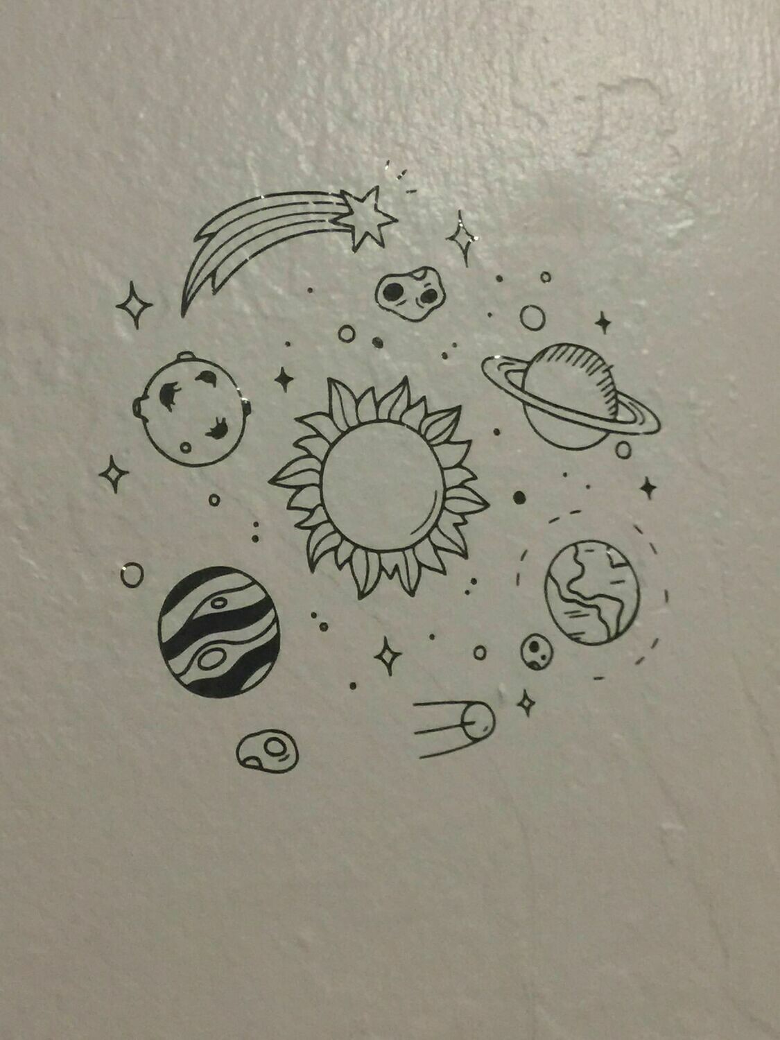Space themed decal
