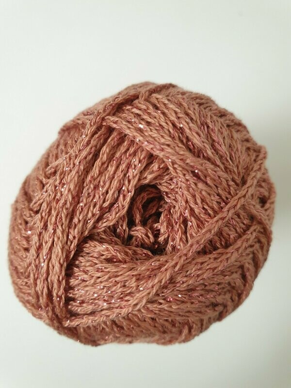 Fashion Cotton Metallise DK * Rubin / Rotmetallic