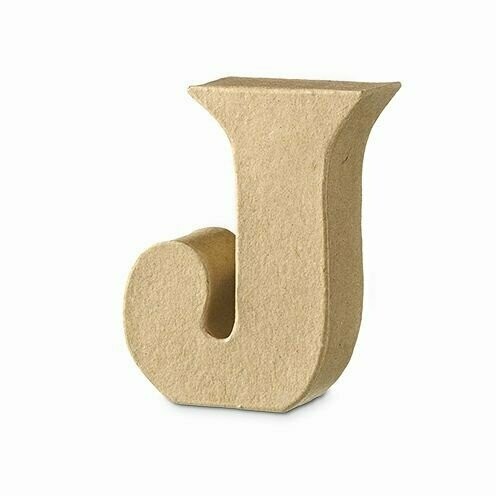Pappart Serife  Buchstabe J Höhe 10 cm