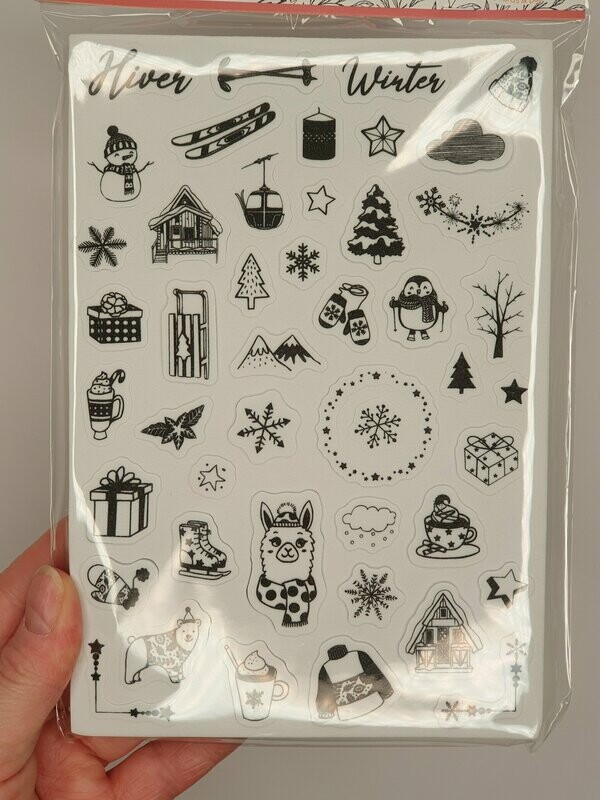 Kleine Winter Stempel