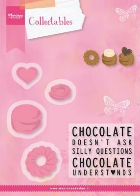 Stanzen und Stempel Set  Schokoladen Cookies