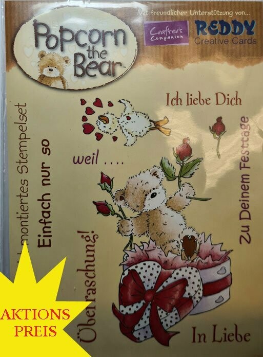 Stempel Popcorn the Bear Einfach nur so