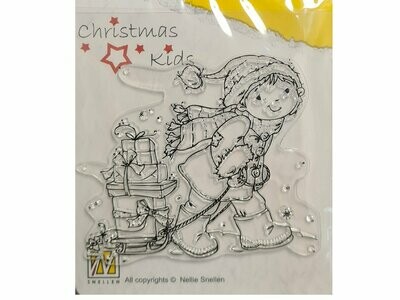 Stempel Serie Christmas Kids *helping Santa*