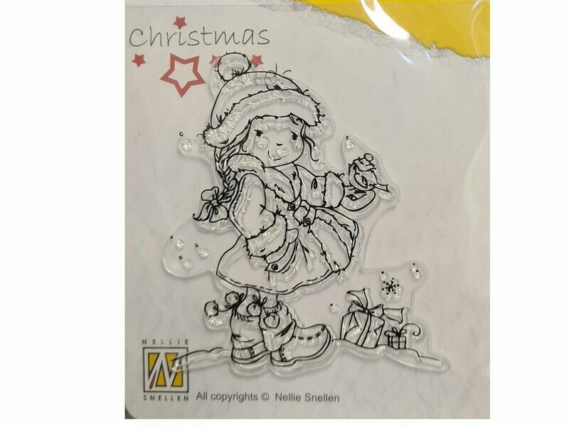 Stempel Serie Christmas Kids Christmas Birdie