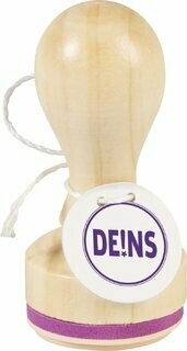 Holzstempel Deins