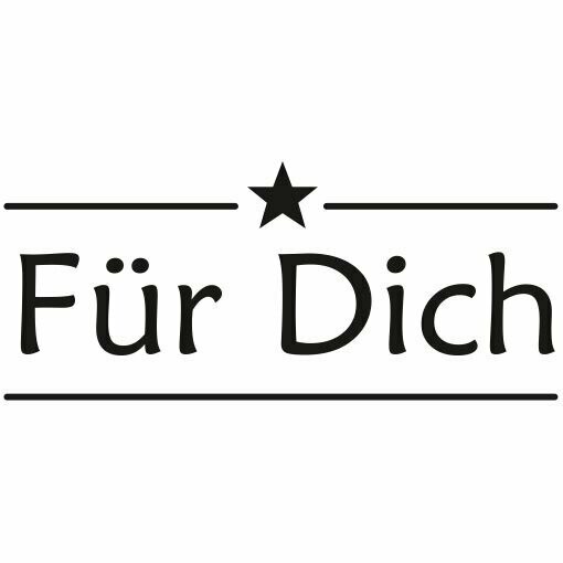 Holzstempel * Für Dich