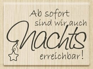 Stempel Geburt *Ab sofort sind wir auch Nachts erreichbar*