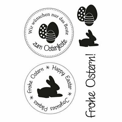 Clear Stempel Frohe Ostern 1