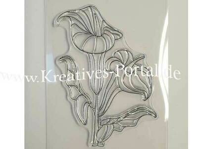 Clear Stempel Blume Calla