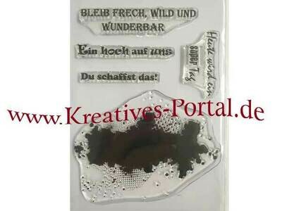 Clear Stempel Set Du schaffst das