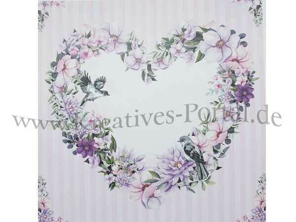 Scrapbook Design Papier - Großes Herz - Scrapbook Design Papier - Großes Herz -