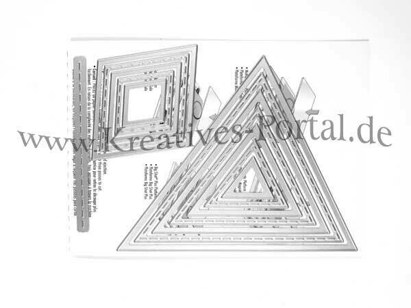 Stanzen Set * Geometrische Stickrahmen
