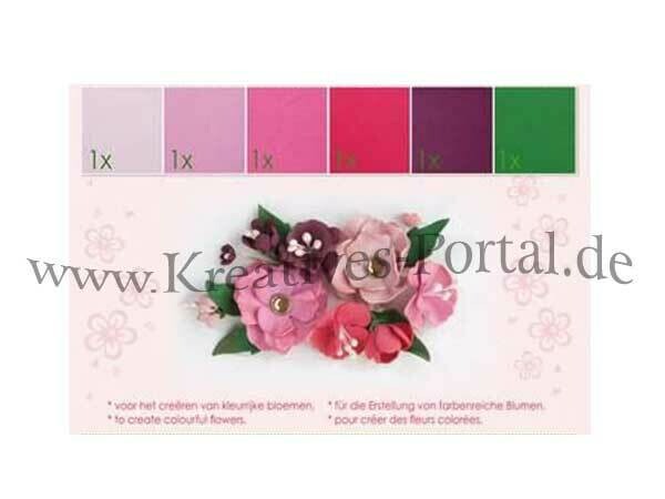 Moosgummi Set  für Blumen 5