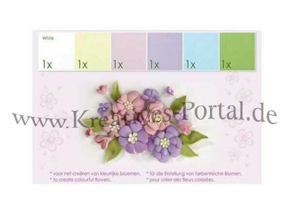Moosgummi Set  für Blumen 1