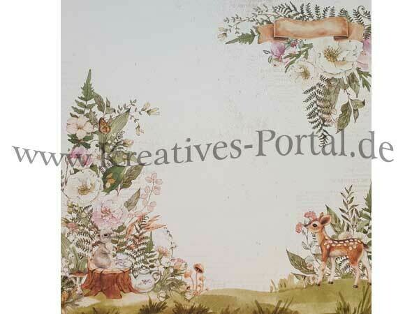 Scrapbook Design Papier * Waldtiere Teeparty 04 Scrapbook Design Papier * Waldtiere Teeparty 04