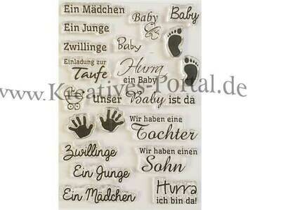 ​Clear Stempel Set Baby